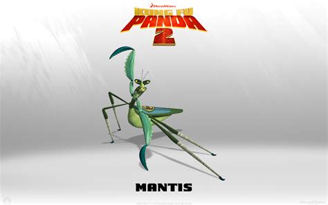 Mantis from Kung Fu Panda 2 Movie Desktop Wallpaper