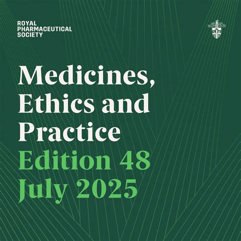 RPS publishes 48th edition of Medicines, Ethics and Practice | Royal ...