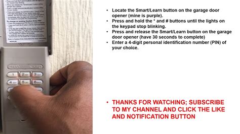How to Program Chamberlain Remote 的图像结果