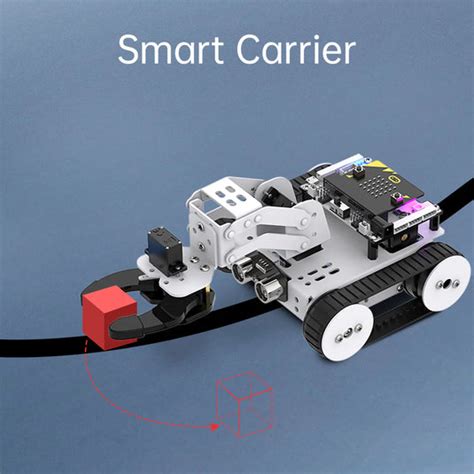 Qtruck Programmable Educational Robot with microbit and 3DOF Arm ...