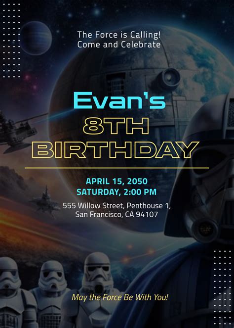 Free Printable Star Wars Invitations How To Make Star Wars Birthday