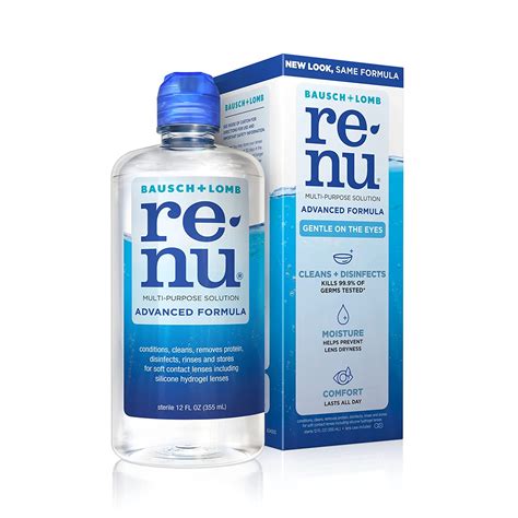 Buy Bausch & Lomb ReNu Advanced Triple Disinfect Formula Multi-Purpose ...