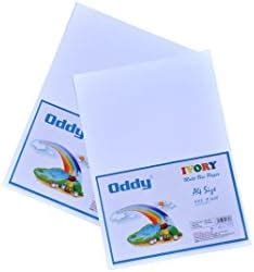 Oddy A4 Ivory Sheets White Color 25 Sheets (Pack of 4) : Amazon.in ...