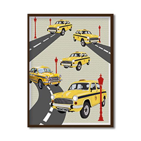 Buy Affordable Studio Artemist Oh Calcutta! - Taxi Pop Art Canvas ...