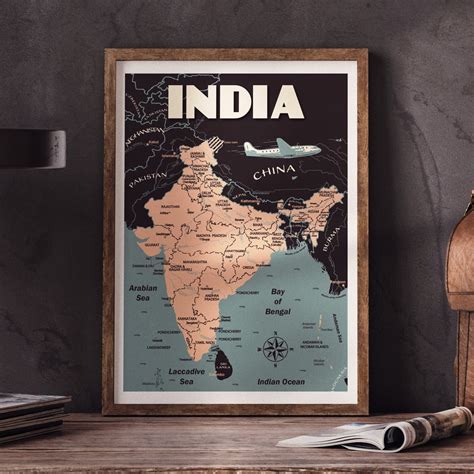 India Language Map Poster 的图像结果