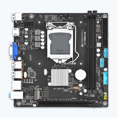 ZEBRONICS ZEB-H81M2 with PCIE M.2 / NVMe Slot (LGA 1150 Socket) LGA ...