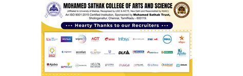 Home | Mohamed Sathak College of Arts & Science