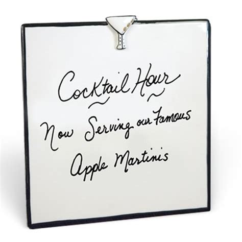 Place Tile Design 7-Inch Square Martini Tile with Pen, White : Amazon ...
