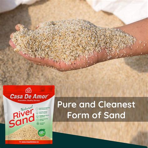 Casa De Amor Natural River Sand | Aquarium Sand Substrate | Pure Organ