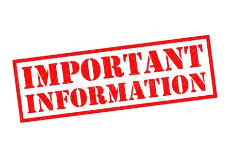 Important Information Clipart Important Information Vector Images