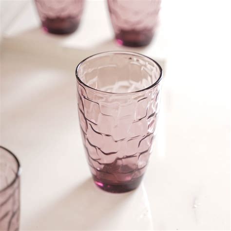 Mauve Orchid Water Tumbler Set of 6 Online - Premium Tumbler | Nestasia