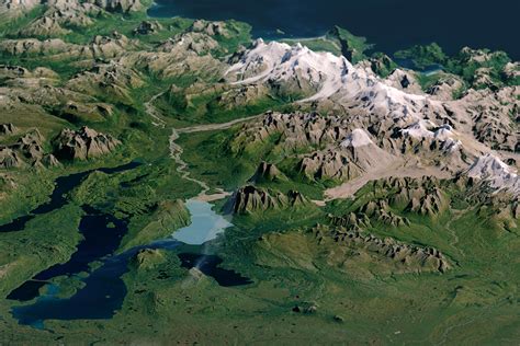Topographical Map of Katmai National Park, Alaska image - Free stock photo - Public Domain photo ...