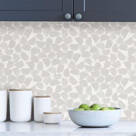 Origin 21 31.2-sq ft Grey Vinyl Abstract Self-adhesive Peel and Stick ...