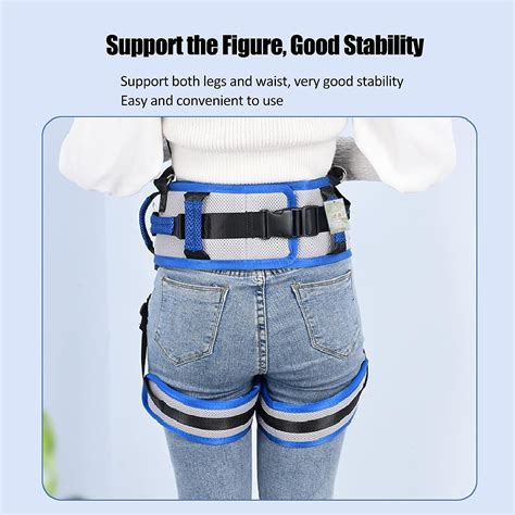 Buy Transfer Belt with Leg Loops, Gait Belt with Shoulder Strap Safety ...