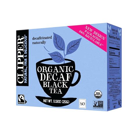 Amazon.com : Clipper Tea, Organic Decaf, Plant-Based, Decaffeinated ...