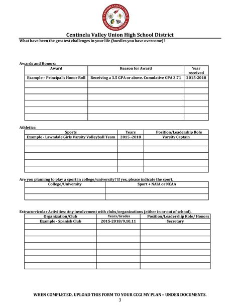 Brag Sheet Templates