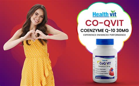 Healthvit High Absorption Co-Qvit Coenzyme Q10 30mg Powerful ...