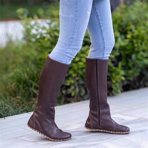 Women's Handmade Barefoot Boots - Nefes Shoes