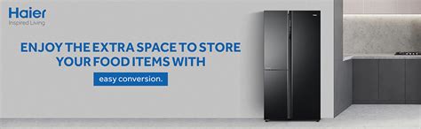 Haier 598L, 3-Star, 83% Convertible Fridge Space, Expert Inverter Side ...