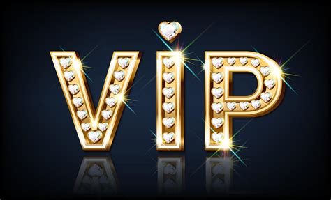Word VIP is golden with diamonds in the shape of a heart. Jewelry font ...