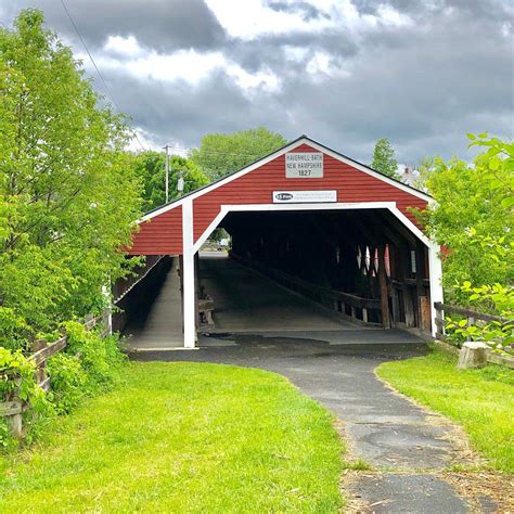Haverhill-Bath Covered Bridge in Woodsville, New Hampshire