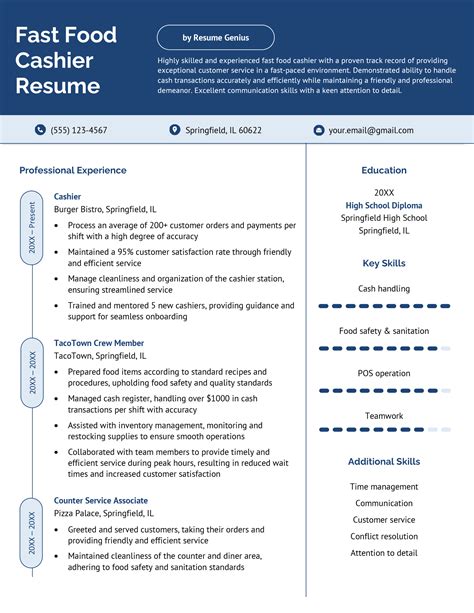 Example Of Resume For Cashier 3+ Cashier Receptionist Resume Examples