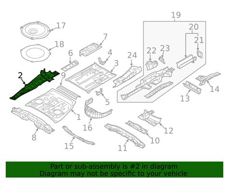 52124XC01A9P - 2019-2024 Subaru Ascent - Floor Side | Subaru Parts HQ