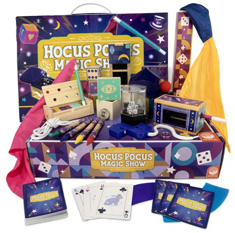 Amazon.com: MindWare Hocus Pocus Magic Show Magician Kit - Exciting ...