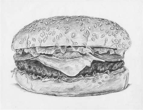 Hamburger Easy Drawing at Tara Brothers blog