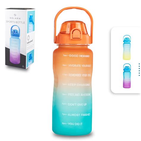 SOLARA Sipper Water Bottle for adults 2 Litre, Leakproof, BPA-Free ...