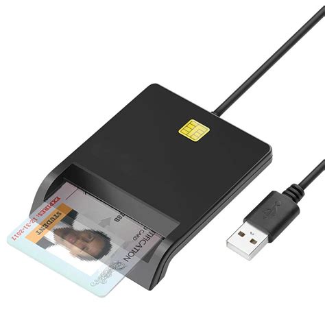 Smart card reader usb 2.0 suitable for atm ic bank card id card cac sim ...