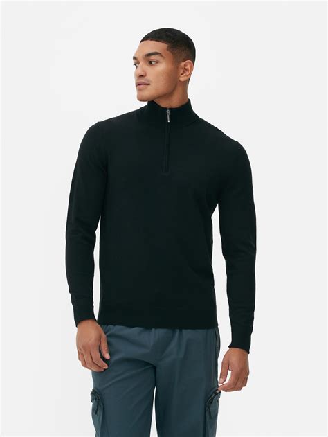 Men's Half-Zip Jumpers | Men's Quarter-Zip Jumpers | Primark
