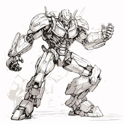 Image result for Robot Fight Drawing