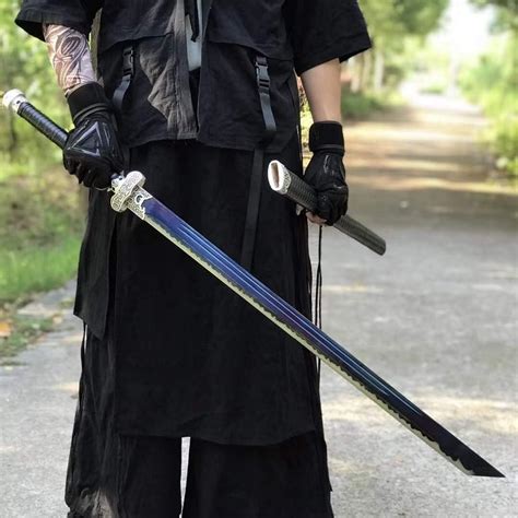 LoongSword Heat Tempered Chinese Broadsword with Black Gold India | Ubuy