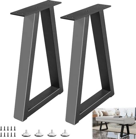 Amazon.com: Y-CFHFC 18” Metal Table Legs, Coffee Table Legs, Bench Legs ...