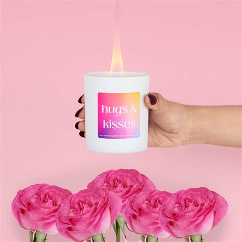 Hugs and Kisses Scented Candle Set | Valentines Gift for Him and Her ...