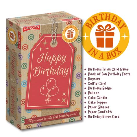 University Games Birthday in a Box- Happy Birthday | SportsDirect.com USA