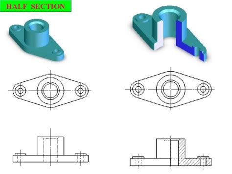 Section View Drawing 的图像结果