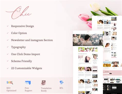 Chic Lite WordPress Theme 的图像结果