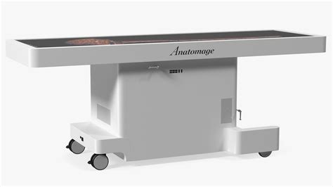 3D Horizontal Interactive Table with Display The Brain Device model ...