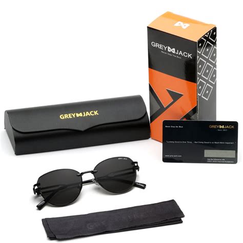 GREY JACK Rimless Cat-eye Sunglasses Metal Frame UV400 Protected Sunni ...