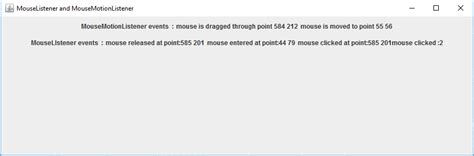 Image result for Java MouseMotionListener