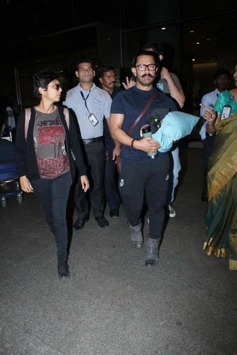 Aamir Khan & family return to Mumbai after New Year celebrations ...