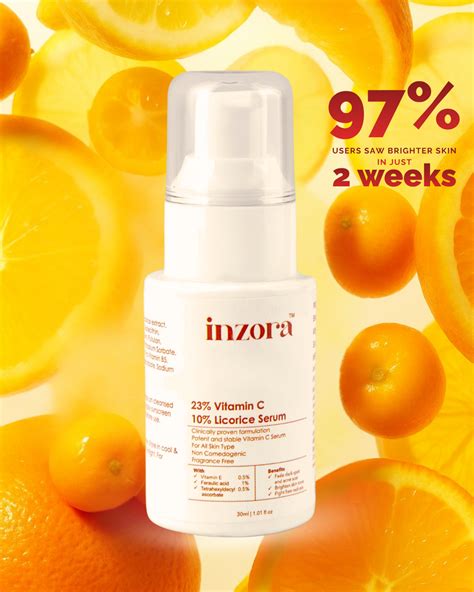 23% Vitamin C + 10% Licorice Serum – inzora
