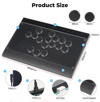 Haute42 C16 Leverless Controller Arcade Stick – Neo Macro