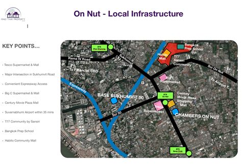 Map Of On Nut Bangkok