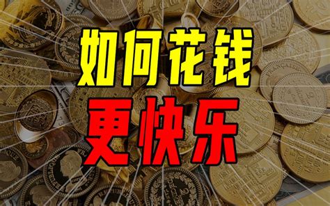 聊聊如何花钱更快乐【沈帅波】 - 哔哩哔哩