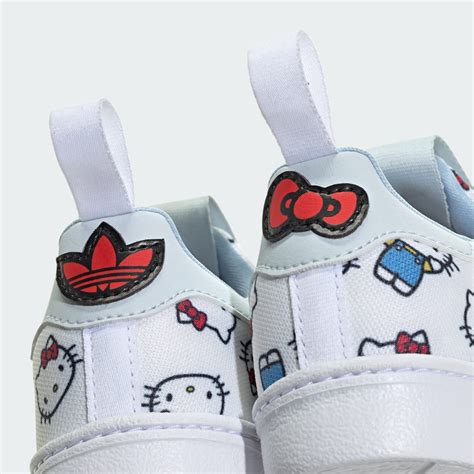 adidas حذاء للأطفال Superstar 360 Hello Kitty - أبيض