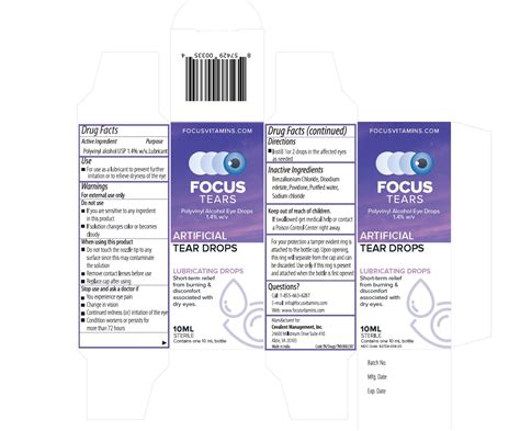 POLYVINYL ALCOHOL EYE DROPS 1,4 % W/V for solution