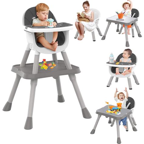 Amazon.com : Baby High Chair, 8 Modes High Chairs for Babies and ...